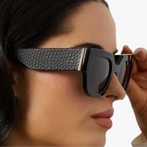 DIFF Iconica Maren Black Sunglasses-Polarized